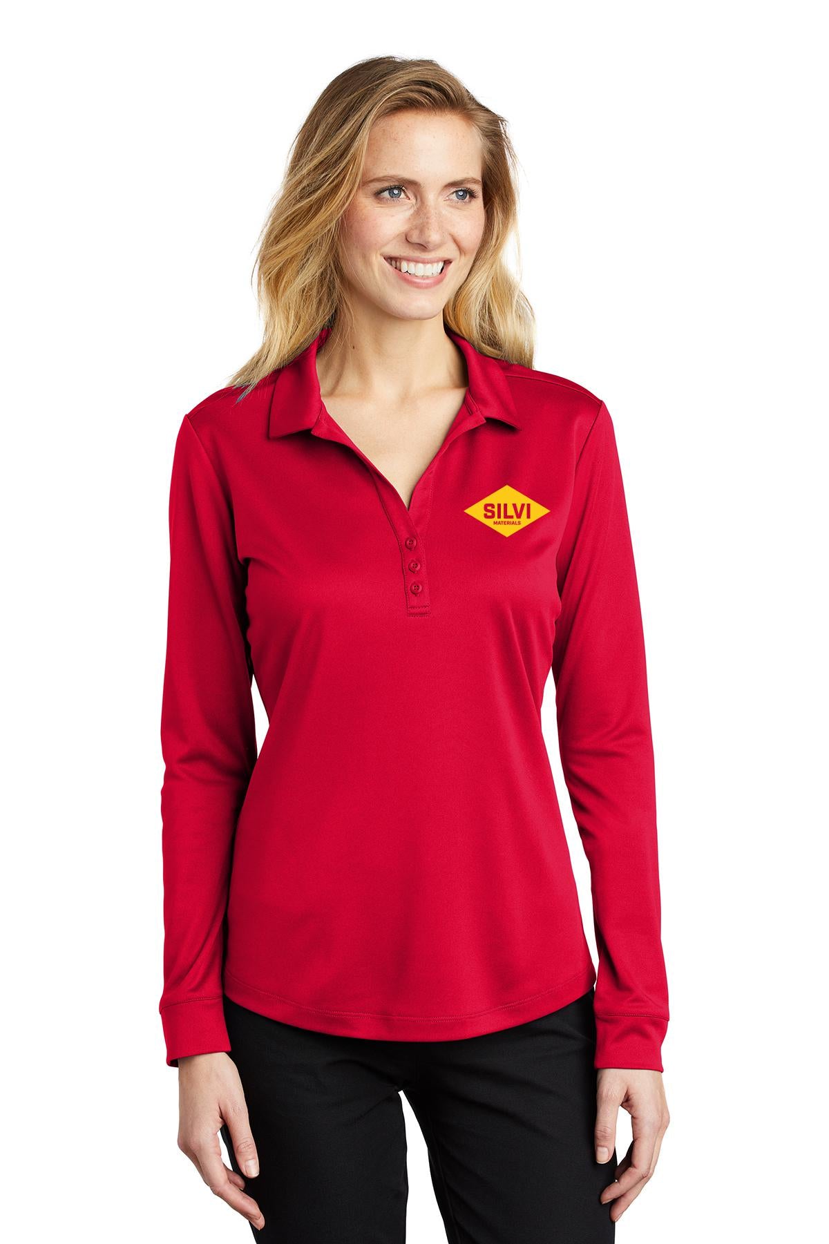 Ladies Long Sleeve Polo