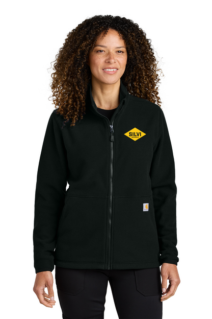 Ladies Carhartt Textured Full Zip Fleece Jacket